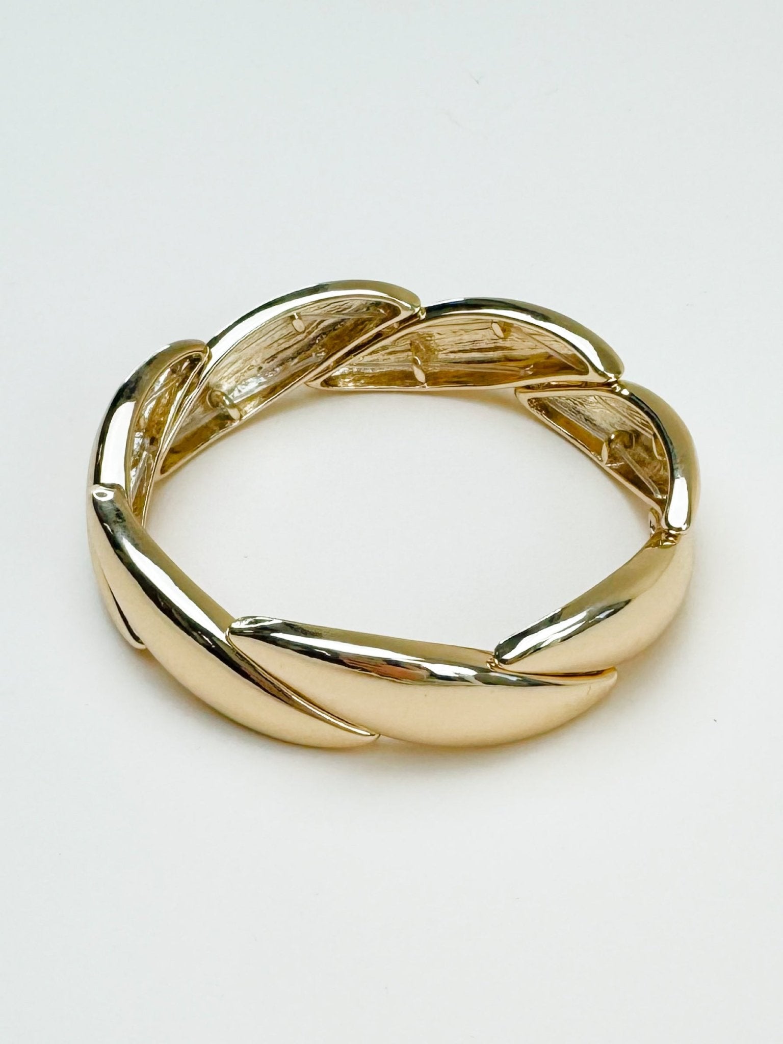 Sculpted Shine Stretch Bracelet - Jessi Jayne Boutique