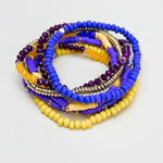 Game Day Beaded Bracelet Set - Jessi Jayne Boutique