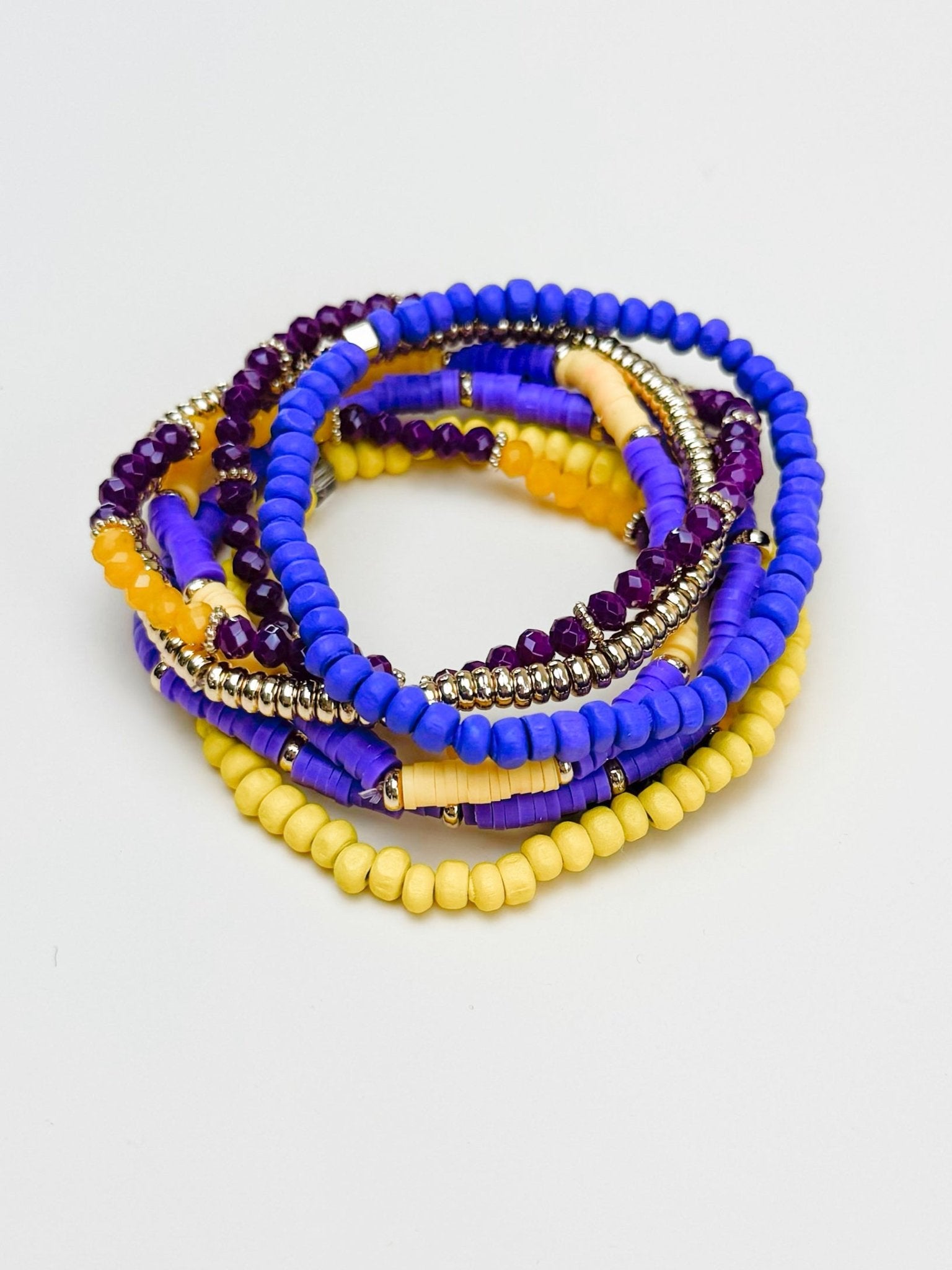 Game Day Beaded Bracelet Set - Jessi Jayne Boutique