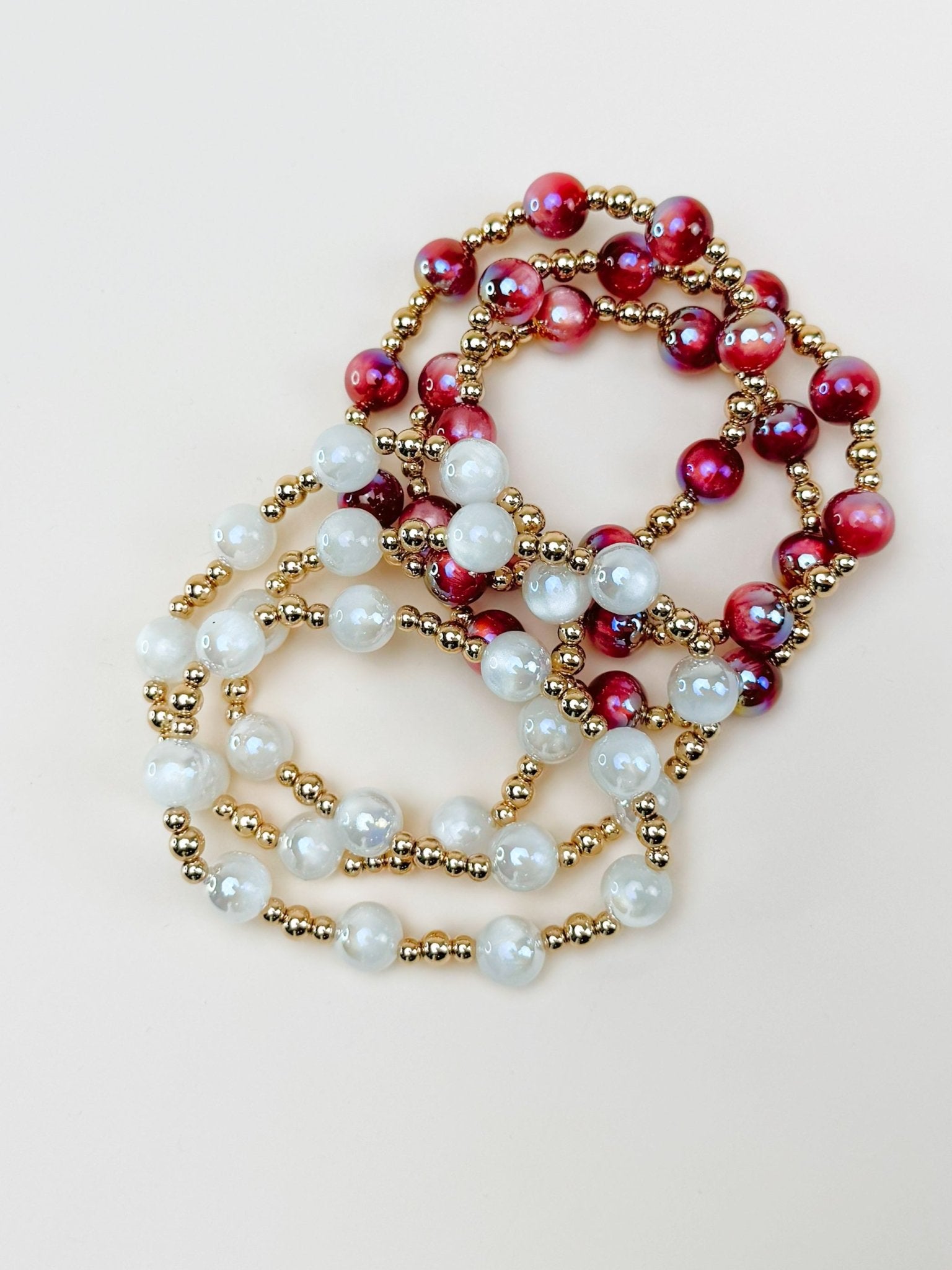 Autumn Mosaic Beaded Bracelet Set - Jessi Jayne Boutique