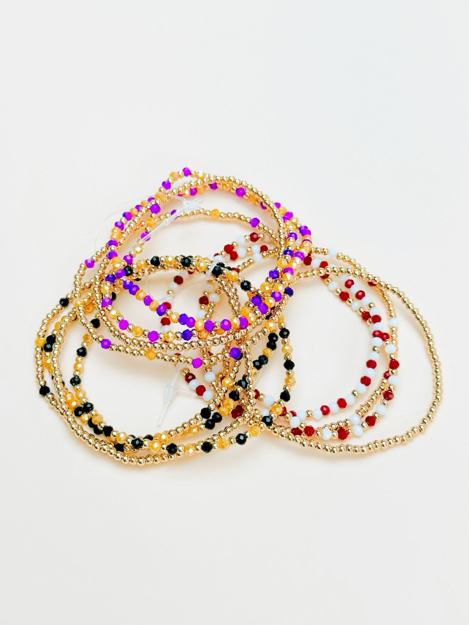 Gameday Glam Beaded Bracelet Set - Jessi Jayne Boutique