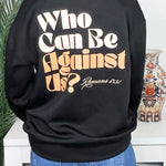 "If God Is For Us" Faith Scuba Sweatshirt - Jessi Jayne Boutique