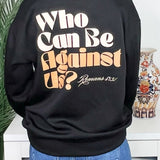 "If God Is For Us" Faith Scuba Sweatshirt - Jessi Jayne Boutique