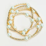 Coastal Glow Pearl Bracelet Set - Jessi Jayne Boutique