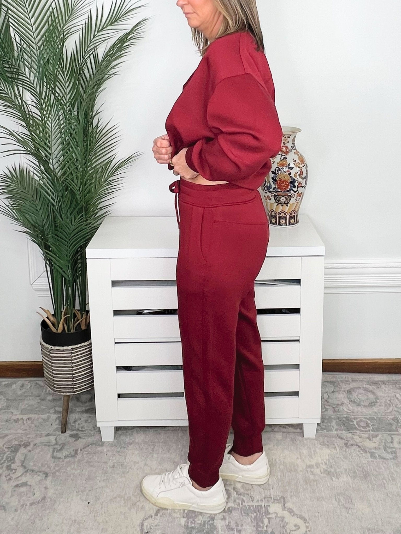 Weekend Ready Scuba Sweatshirt & Jogger Set - Jessi Jayne Boutique