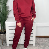 Weekend Ready Scuba Sweatshirt & Jogger Set