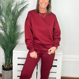 Weekend Ready Scuba Sweatshirt & Jogger Set