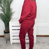 Weekend Ready Scuba Sweatshirt & Jogger Set
