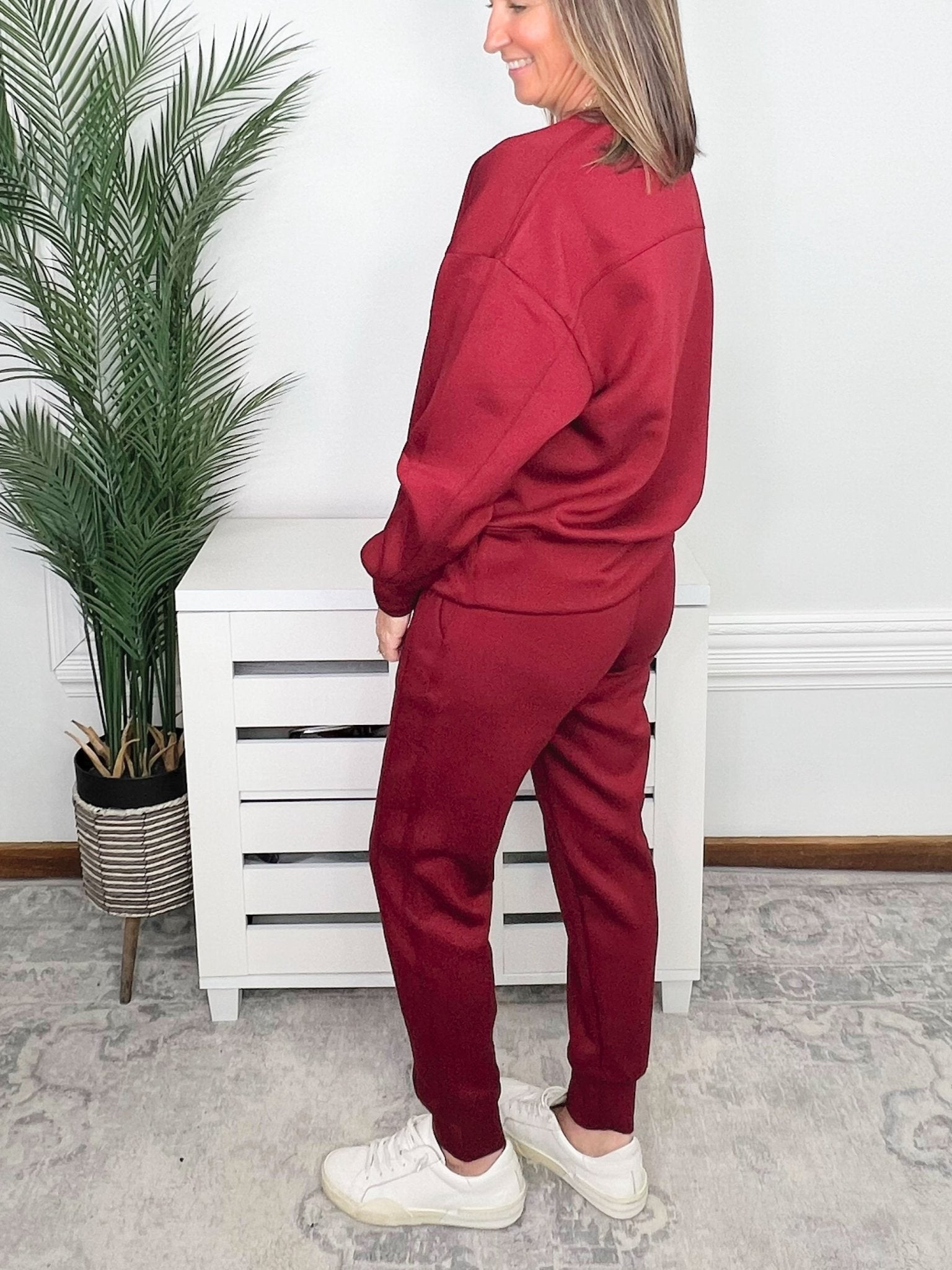 Weekend Ready Scuba Sweatshirt & Jogger Set - Jessi Jayne Boutique