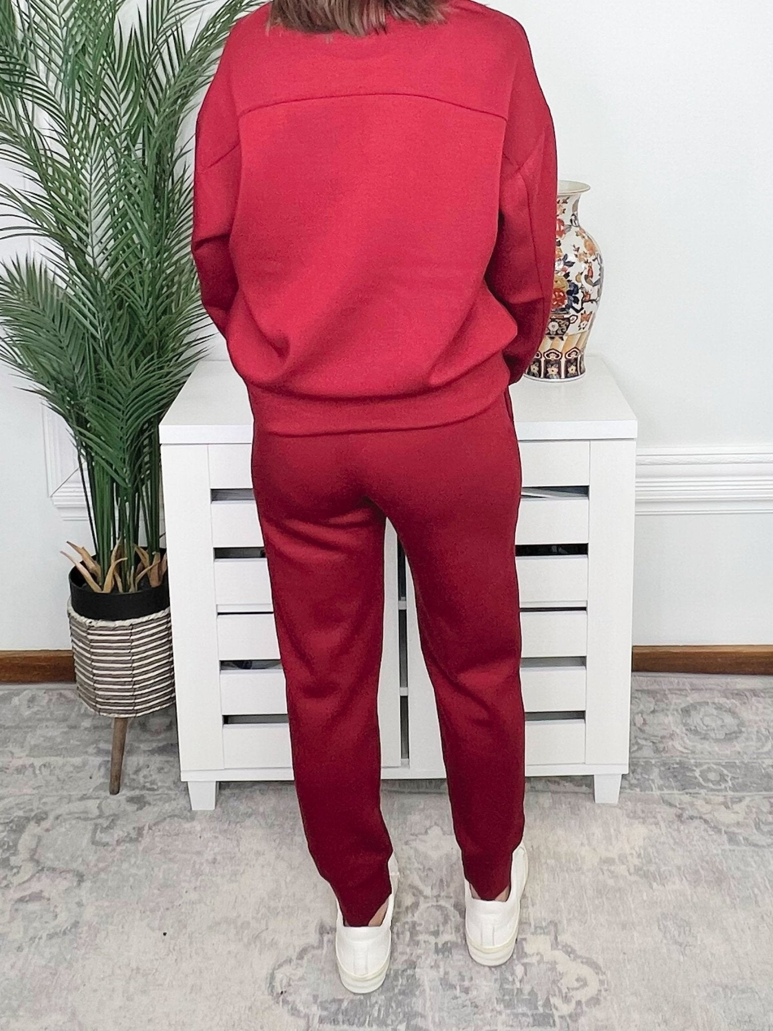 Weekend Ready Scuba Sweatshirt & Jogger Set - Jessi Jayne Boutique