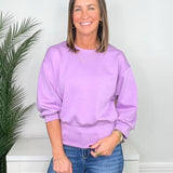 Cloud Nine Cropped Scuba Sweatshirt - Jessi Jayne Boutique