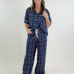 Merry Plaid Pajama Pants Set - Jessi Jayne Boutique