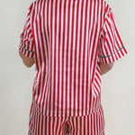 Candy Cane Lane Satin Pajama Set - Jessi Jayne Boutique