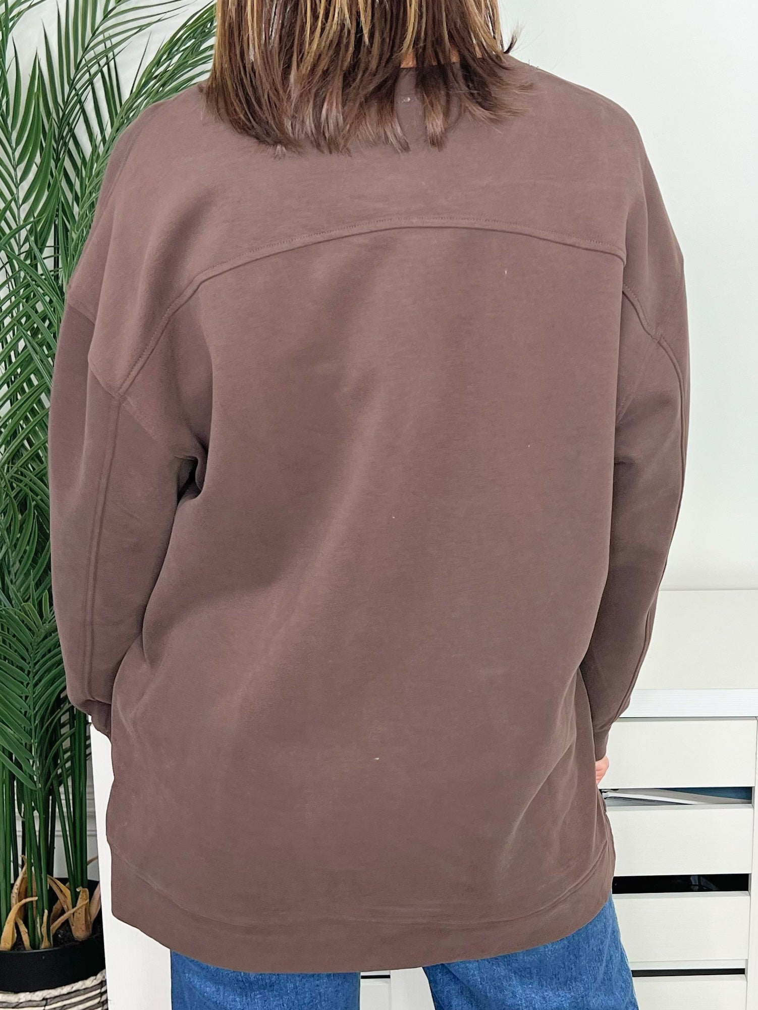 Cozy Morning Cotton Modal Long Sleeve Pocket Pullover - Jessi Jayne Boutique