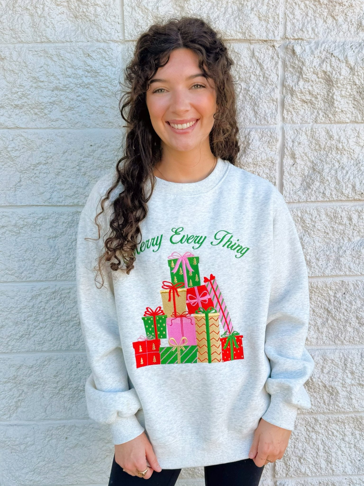 Merry Everything Holiday Sweatshirt - Jessi Jayne Boutique