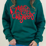 Classic Merry Christmas Sweatshirt - Jessi Jayne Boutique