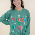 Merry & Bright Sweatshirt - Jessi Jayne Boutique