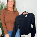 Buttery Soft Go-Getter Long Sleeve Performance Top - Jessi Jayne Boutique