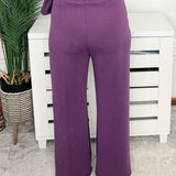 Sofie Soft Cropped Wide Leg Lounge Pants - Jessi Jayne Boutique