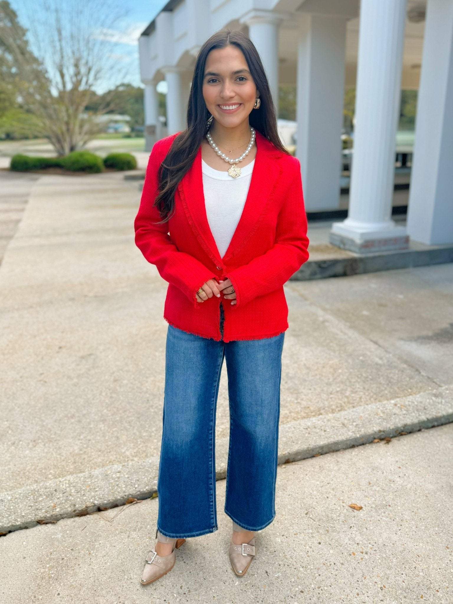 Power Move Tweed Blazer - Jessi Jayne Boutique