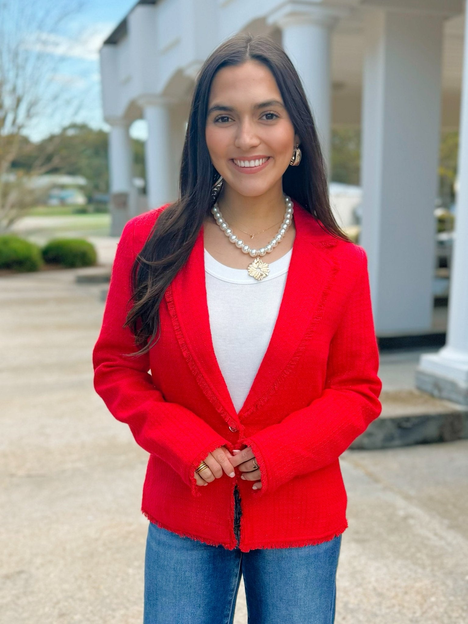 Power Move Tweed Blazer - Jessi Jayne Boutique