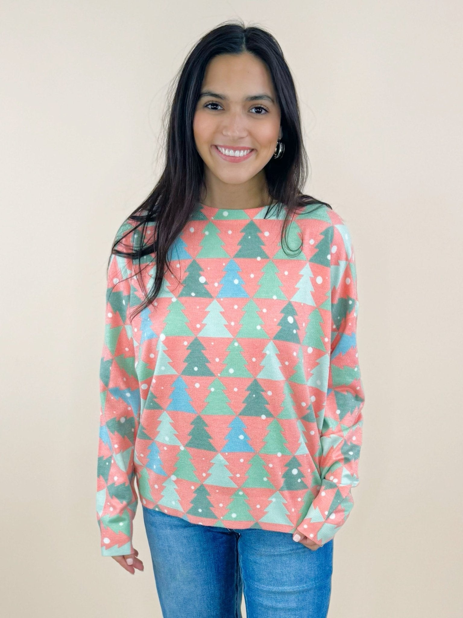 Festive Forest Sweater - Jessi Jayne Boutique