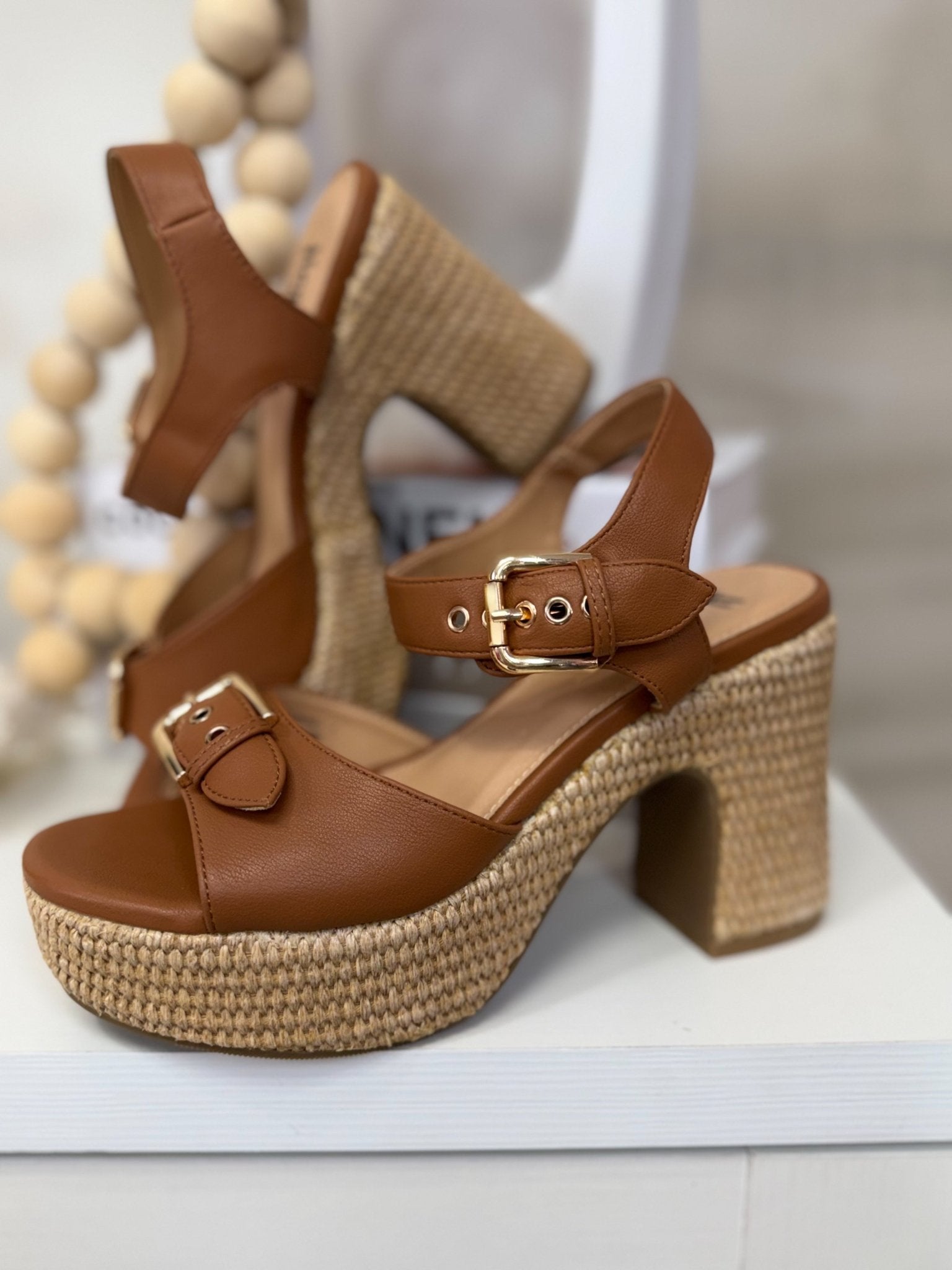 Corkys Daddy's Money Tan Wedge - Jessi Jayne Boutique