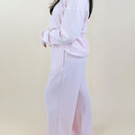 Blush Break Waffle Lounge Set - Jessi Jayne Boutique