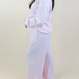 Blush Break Waffle Lounge Set - Jessi Jayne Boutique