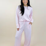 Blush Break Waffle Lounge Set - Jessi Jayne Boutique