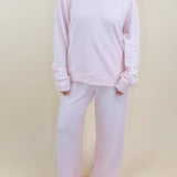 Blush Break Waffle Lounge Set - Jessi Jayne Boutique