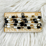 Black Tie Affair Bracelet Stack - Jessi Jayne Boutique