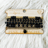 Midnight Edge Bracelet Stack - Jessi Jayne Boutique