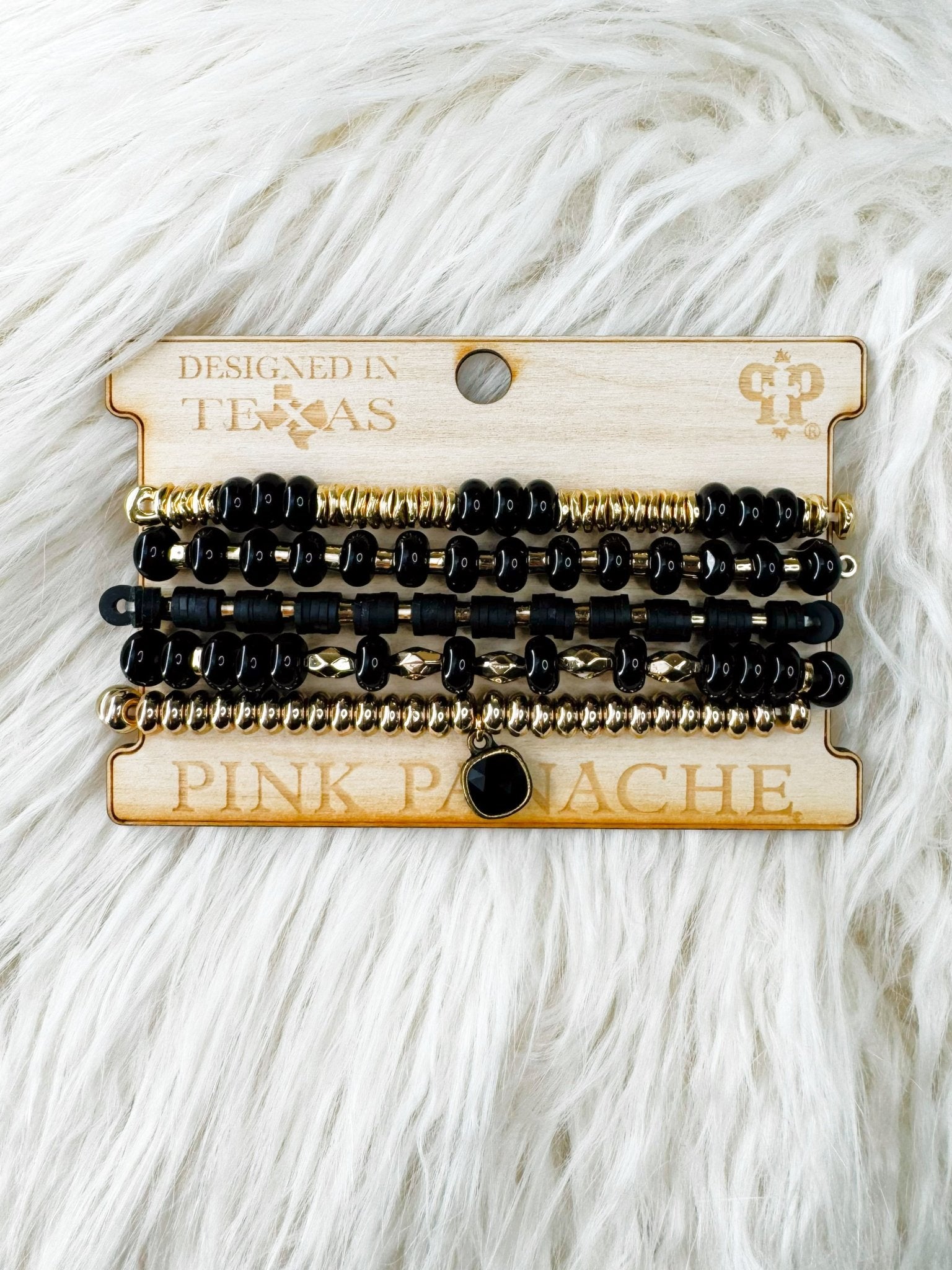 Midnight Edge Bracelet Stack - Jessi Jayne Boutique