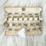 Sand Dune Tassel Bracelet Stack - Jessi Jayne Boutique