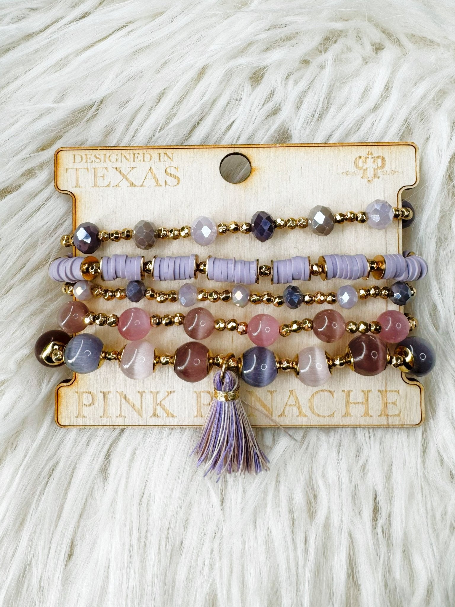 Lavender Mist Bracelet Stack - Jessi Jayne Boutique