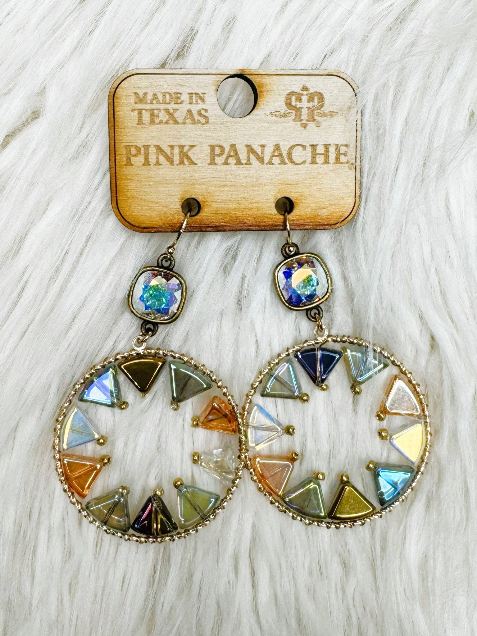 Pink Panache Prism Pop Statement Earrings - Jessi Jayne Boutique