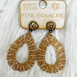 Golden Radiance Teardrop Earrings - Jessi Jayne Boutique