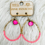 Hot Pink Luxe Teardrop Earrings - Jessi Jayne Boutique