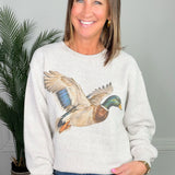 Duck Season Darling Mallard Graphic Nantucket Sweatshirt
