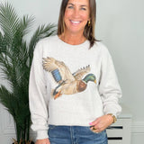 Duck Season Darling Mallard Graphic Nantucket Sweatshirt