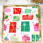 Enameled Mango Wood Trays with Patterns Set of 3 - Jessi Jayne Boutique