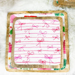 Enameled Mango Wood Trays with Patterns Set of 3 - Jessi Jayne Boutique