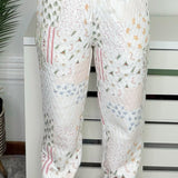 Christmas Holiday Quilted Joggers