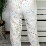 Christmas Holiday Quilted Joggers