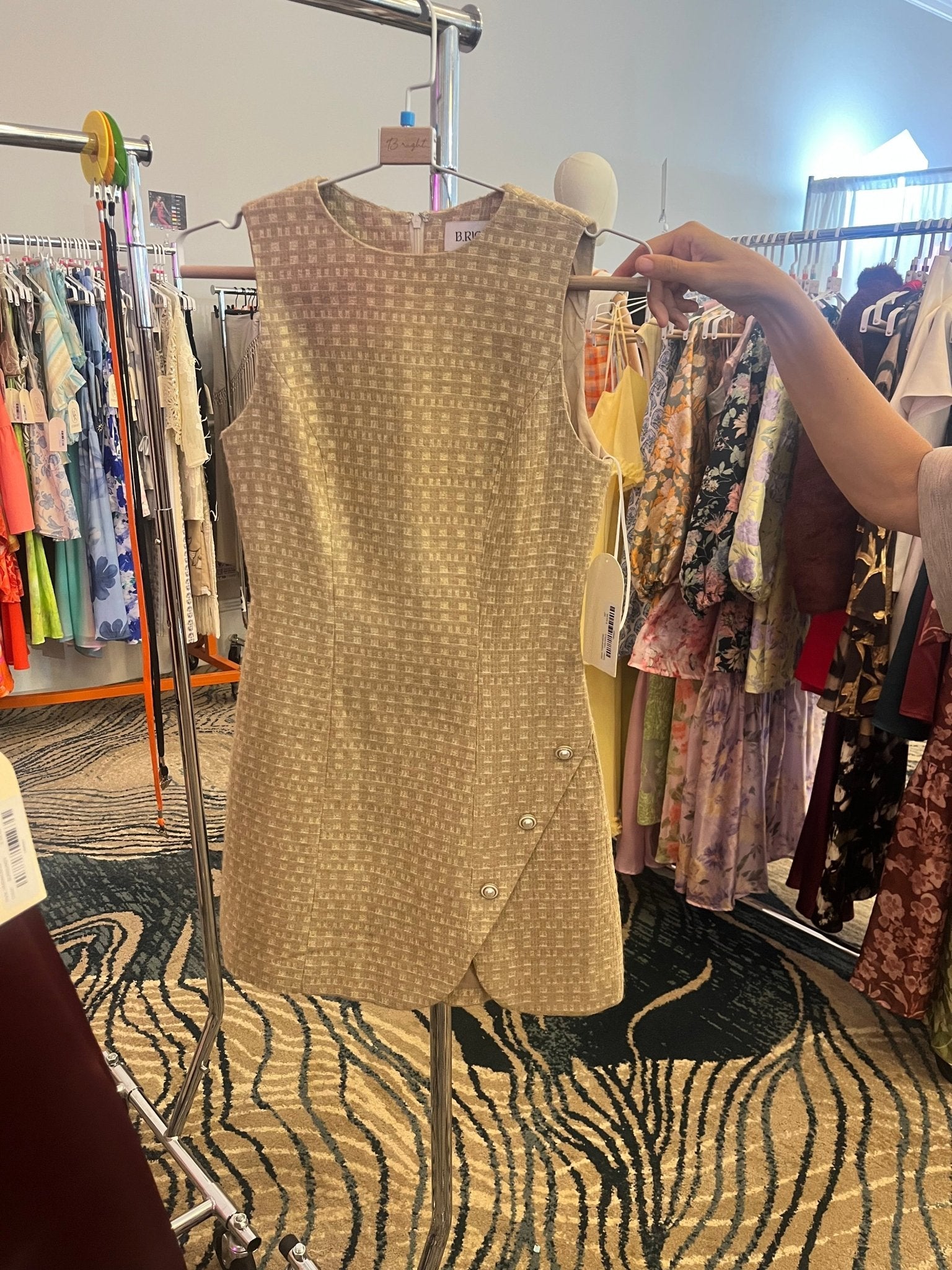 Gilded Sand Dress - Jessi Jayne Boutique