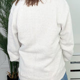 Holly Jolly Reindeer Graphic Nantucket Sweatshirt - Jessi Jayne Boutique