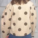 Seeing Spots Polka Dot Collared Jacket - Jessi Jayne Boutique