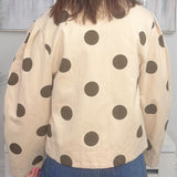 Seeing Spots Polka Dot Collared Jacket - Jessi Jayne Boutique