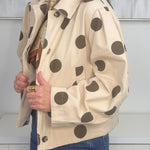 Seeing Spots Polka Dot Collared Jacket - Jessi Jayne Boutique
